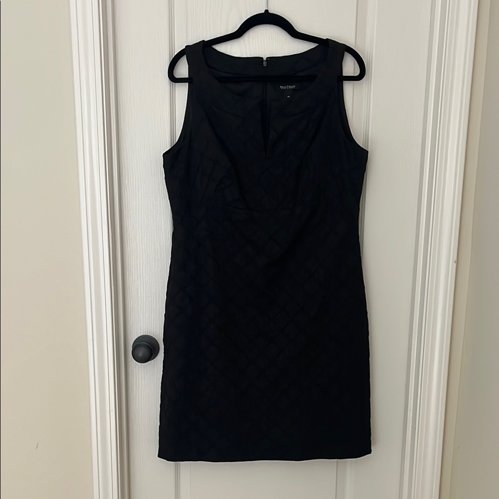 White House Black Market Black Sheath Mini Dress WITH POCKETS
